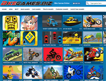 Tablet Screenshot of bikegames.biz